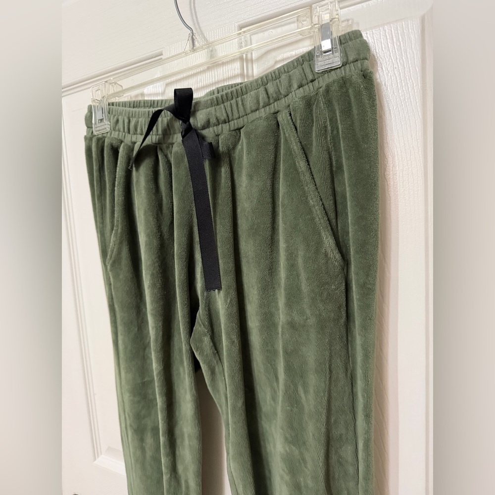 STARK X velour jogger pants‎ in green size small - Picture 3 of 7